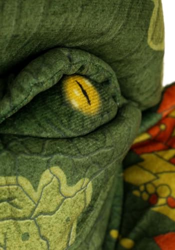 Disfraz Dilophosaurus para niños - Traje dinosaurio verde miniatura 6