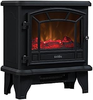 Duraflame DFS-550-21-BLK Maxwell Electric Stove with Heater 1500W, Black