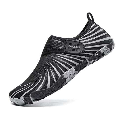 Jakcuz Athletic Water Shoes for Women Men Quick Dry Upstream Swimming Diving Beach Sport Walking Fashion Sneakers
