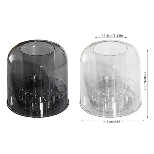 Boîte de rangement rotative multifonctionnelle pour maquillage chic - 6