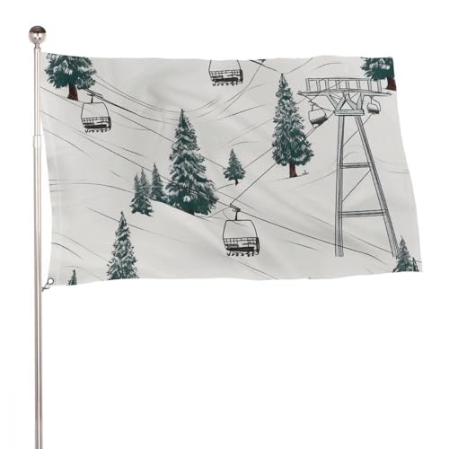 Drapeaux d'extérieur de 60 x 90 cm en polyester 200D robuste contre la décoloration de jardin