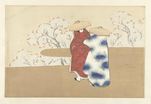 Tableaux Printemps Kamisaka Sekka habiller grand mur salon vide