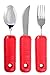 Essential Medical Supply Power of Red Utensil Set for Alzheimers and Dementia