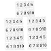 ULTECHNOVO 50pcs Table Number Digital Cards Plastic Cards Easy Use for Wedding Home