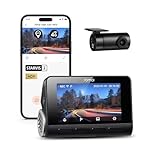 70mai A810 4K Dash Cam Front and Rear, Dual Dash Camera for Cars with Starvis 2 HDR Night Vision, 4G LTE Support, ADAS, Built in GPS & WiFi, 24/7 Parking Mode, AI Motion Detection, Time-Lapse