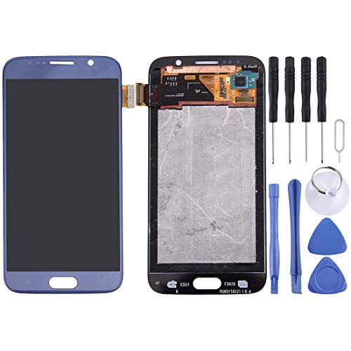 Écran LCD pour réparer le tactile brisé du Galaxy S6 G9200 G920T bleu foncé