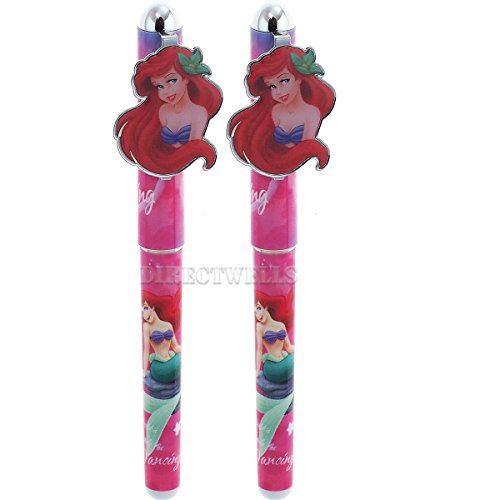 Stylos roller Disney Ariel avec encre fluide et séchage rapide pour une écriture fluide