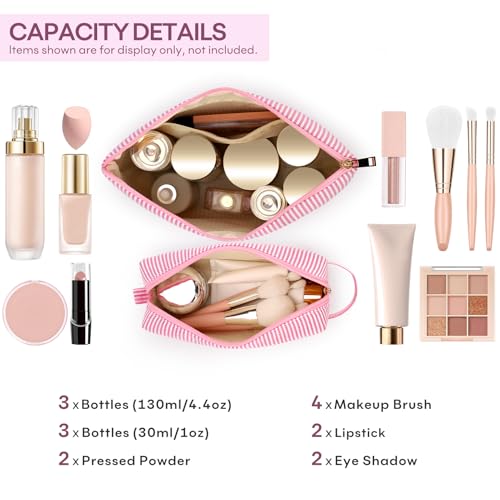 image for mibasies 2PCS Makeup Bags Teen Girl Gifts Trendy Stuff - Personalized 
