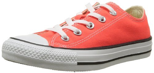 Converse Unisex 139799F Chuck Taylor Sneaker, Fiery Coral, Men's 3 Women's 5