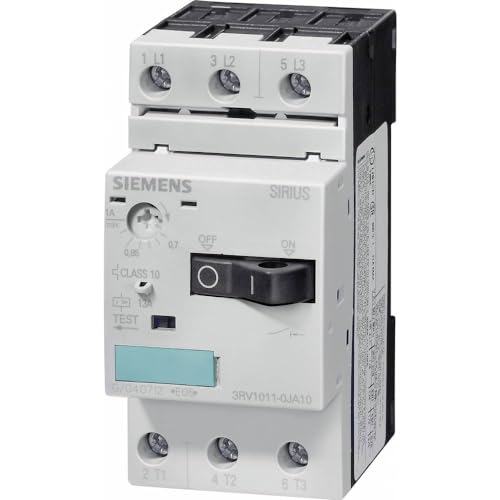 Siemens 3RV1011-1KA10 SIRIUS 3RV1 Circuit Breaker Max 690 V 50/60 Hz 9.00 - 12.0 A