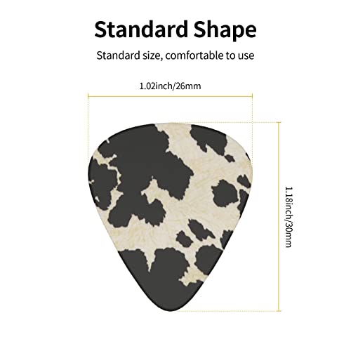 Pack de 12 médiators en cuir de vachette noir et blanc pour guitare électrique guitare acoustique diverses guitares - Les Beatles, Paul McCartney, John Lennon, RIngo Starr, George Harrison Pack de 12 médiators en cuir de vachette noir et blanc pour guitare électrique guitare acoustique diverses guitares – Image 4