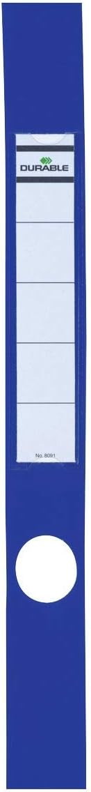 Durable 809103 Ordofix Lever Arch Spine Labels 40 X 390 Mm - Red, Pack Of 10 - View #10