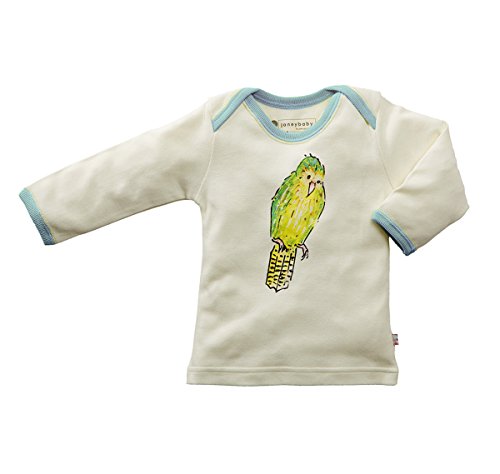Babysoy Jane Goodall Long Sleeve Baby Toddler Unisex Boy Girl Animal Print Tee
