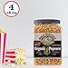 Organic Popcorn Kernels - 4lb Resealable Bulk Jug of Yellow Gourmet Popping Corn for Microwave, Stovetop, and Popper Machine by Great Northern Popcorn