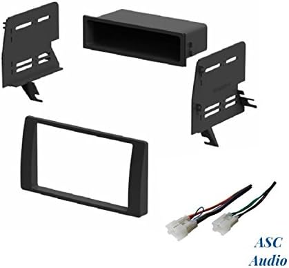 ASC Audio Kit de tablero estéreo para automóvil y arnés de cables para instalar una radio del mercado de accesorios para algunos Toyota Camry 2002,