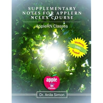SUPPLEMENTARY NOTES FOR APPLERN NCLEX COURSE Paperback &ndash; March 13, 2021