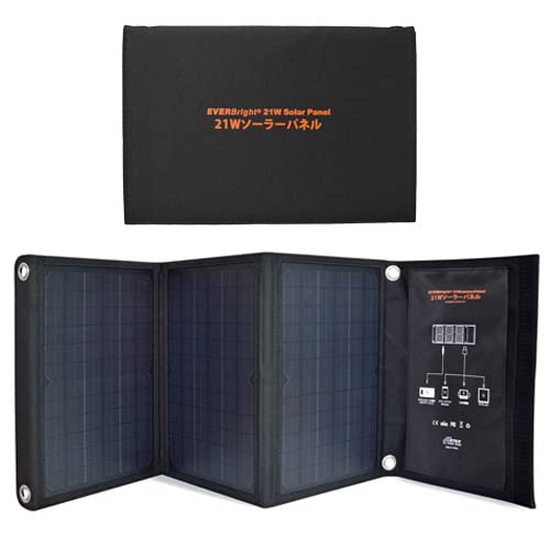 Amazon.co.jp: メテックス EVERBright 21W ソーラーパネル(ポケット