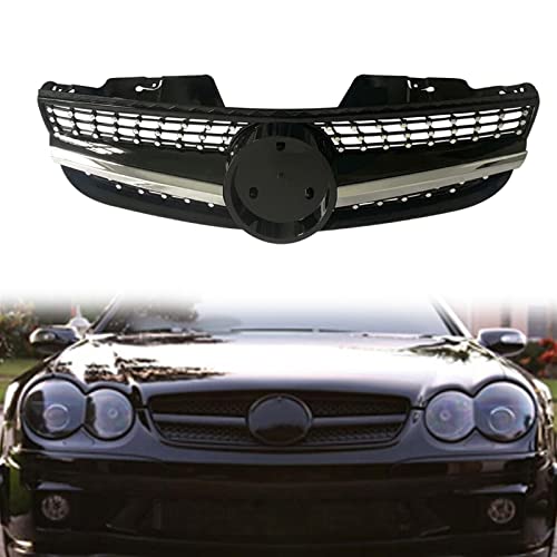 Grille de calandre Benz R230 SL500 SL550 SL600 pare-chocs capot argent
