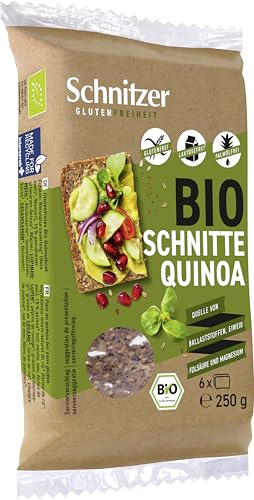 Schnitzer Bio Glutenfreiheit Quinoa Schnitten, 6 x 250g