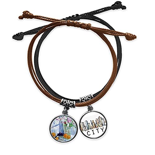 Corde main chaîne bracelet Toujours la Vie de Peinture le cadeau idéal sidi