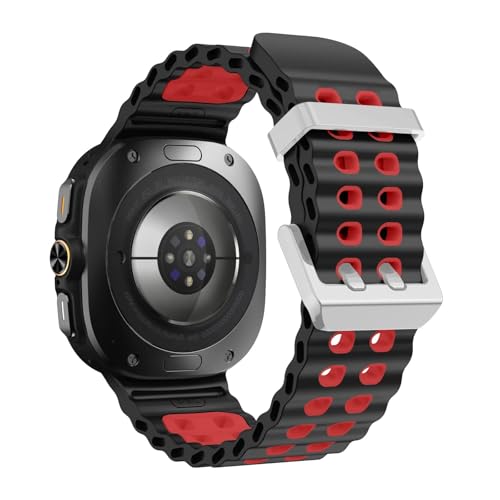Bracelet marin Galaxy Watch Ultra 47mm en silicone idéal pour le surf et le running