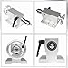 CNCTOPBAOS K12-100mm CNC Router Milling Machine Rotational Axis A 4th Axis Rotary Table 100mm 4 Jaw Chuck Dividing Head,MT2 65mm Tailstock Reducing Ratio 6:1 for CNC Engraving Machine