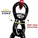 GM CLIMBING 30kN Micro Rotator Climbing Rope Swivel Device Spinner 6700lb Breaking Strength for Rock Climbing Arborist Backyard Swing Aerial Dance Dog Leash Connector CE UIAA Certified