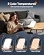 Tageslichtlampe, 10000 Lux Lichttherapielampe für Depressionen, UV-Freies SAD Licht mit 3 Farbtemperaturen, Stufenlose Helligkeit, 4 Timer Einstellung, LED-Technologie Sunlight Lamp für Gute Laune