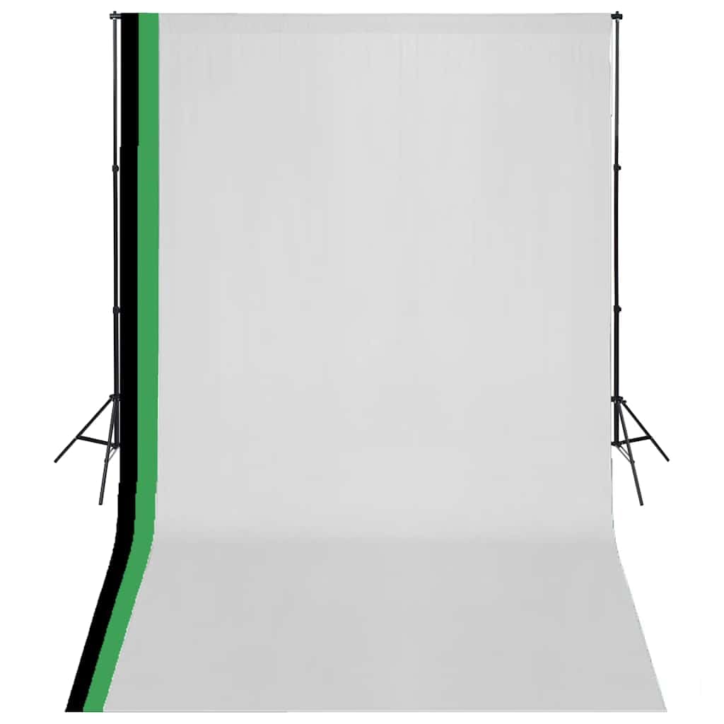 Sistema di sfondo per studio fotografico con 3 sfondi in cotone