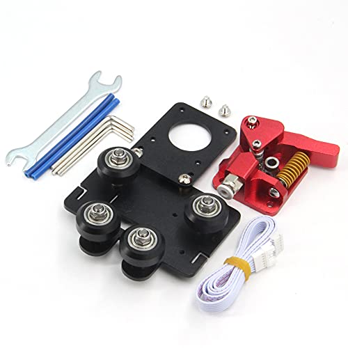Zeberoxyz Direct Drive Extruder Support Plate with Pulleys Compatible with Dual and Single Gear, Easy Printing of Flexib