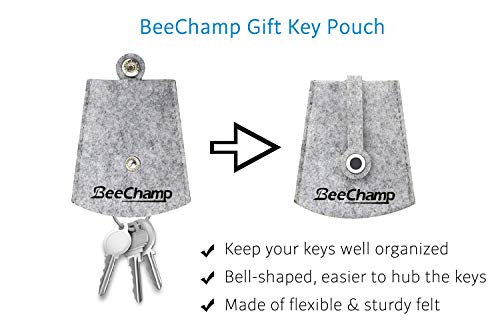 Beechamp Adjustable Neoprene Knee Support Kneecap Compression Sleeve Open Patella Brace, For 15"-21" Knee, Size L, Black #TOP7