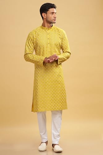 Image of BE ACTIVE Cotton | Traditional and Elegant Look | Indian Kurta for Men | Full Sleeve Kurta
