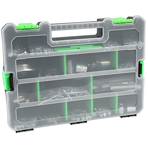Oemtools 22188 Interlocking 20-Compartment Organizer, Part Storage, Parts Drawer, Home Storage, Nuts And Bolts Organizer #TOP5