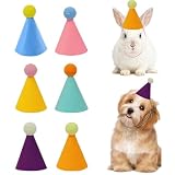 Materiale in feltro di alta qualità: realizzati in feltro, senza paillettes luccicanti o pompon che potrebbero danneggiare i tuoi animali domestici, questi cappelli per il compleanno dei tuoi animali domestici non sono solo eleganti, ma anche sicuri per i tuoi amati animali domestici.