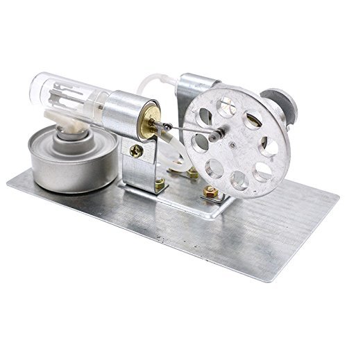 Wosonku Stirling Engine Model Mini Hot Air Steam Powered Toy Physics Experiment
