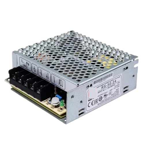 Source d'alimentation RS-50-24 50W transformateur AC DC 24V pour automatisme industriel