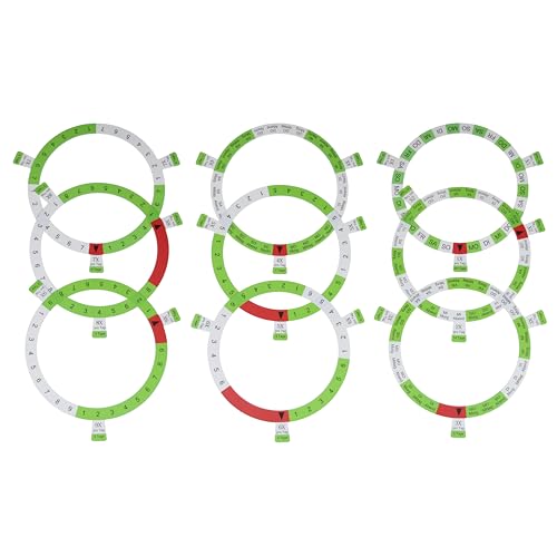 EDOSO Automatische Box für Medikamente Tabletten Ginkgo Biloba Ergänzungsmittel | Bei Vergesslichkeit im Alter oder leichter Demenz | 9 Alarme | Großes Display | Deutsche Ringe (Transparent)