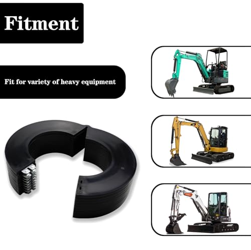 Image of 8 Pack 100MM Excavator Bucket Pin Shim Kit Detachable for Excavator and Skid Steer Fit for John Deere Cat Bobcat Kubota Yanmar, 5mm Thickness