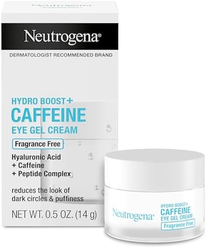 Neutrogena Hydro Boost + Eye Cream, Fragrance Free, 0.5 oz