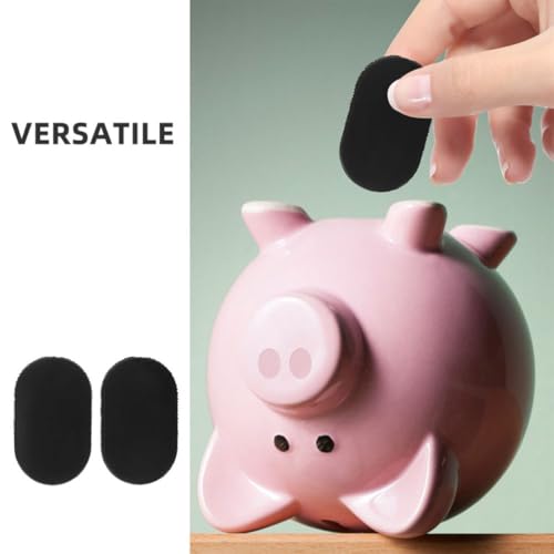 HEALLILY 12pcs Oval Piggy Bank Bottom Plug Replacement Cap Made of Sturdy PVC with Dual Layer Protection and Easy Retrieval, Creative Money Saving Box Seal for Secure Coin Storage - Image 7