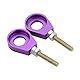 GOOFIT 15mm Performance Kettenspanner Set MotorradketteReregulator Pitbike Ersatz für ATV Scooter Moped Violett