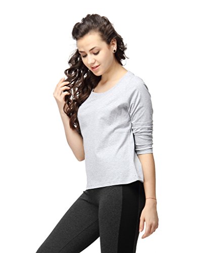 Image of PINACOLADA Women Round Neck Quarter Sleeve T-Shirts