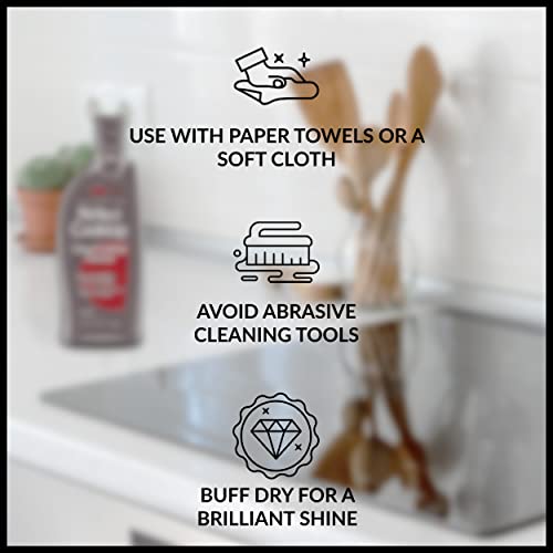Hope's Perfect Cooktop Glass And Ceramic Cooktop Cleaner, Fast Acting And Removes Burnt On Stains From Glass Ceramic Smooth Top Ranges With Its No Rinse Formula, 10.6 Fl Oz, Pack Of 1 #TOP6