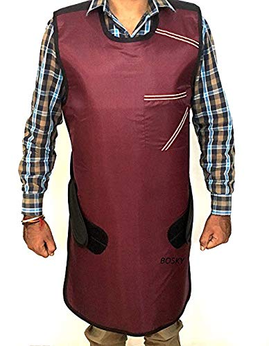 Bosky Xray Protective Apron .5mm Lead Protection with Hanger (Mehroon)