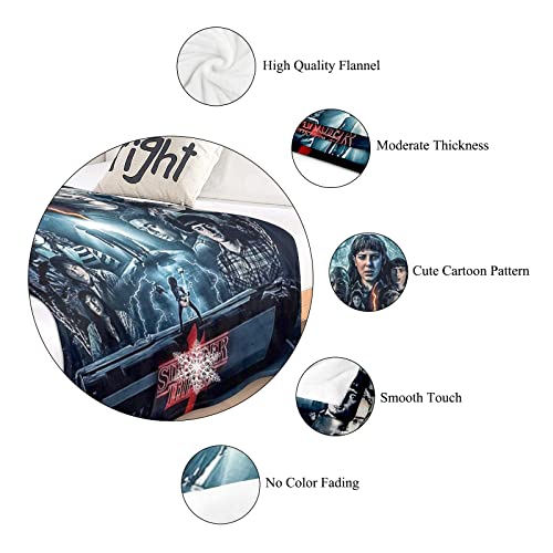 Blankets For Adults Stran.ger Thin.gs Blanket Soft Throw Blankets For Bed Flannel Fleece Throw Blanket For Adults Blankets For Kids Stran.ger Things Blanket Warm Blanket All Season 50"X 40" #TOP3