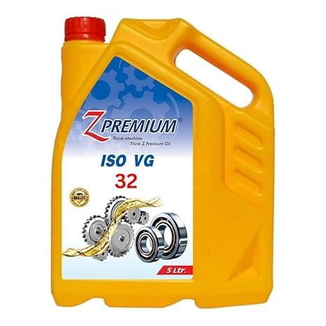 Image of ZPremium ISO VG 32 Hydraulic Oil - Premium Anti-Wear Lubricant with Thermal Stability, Oxidation Resistance & Corrosion Protection | Long-Life Formula for Industrial Machinery & Compressors (5 Litre)