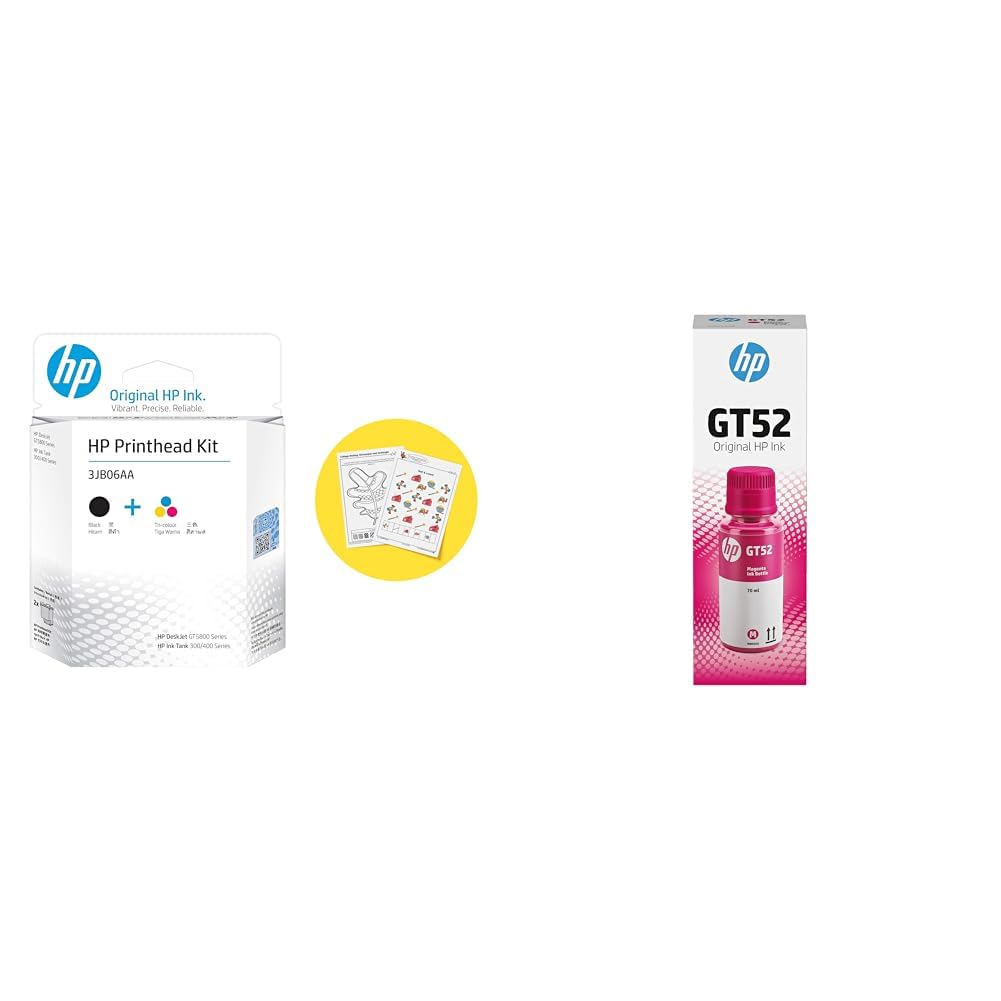 HP Black/Tri-Color Printhead Kit 3JB06AA Deskjet 5800 Series (B0BNVWMS4W) Amazon Price History, Amazon Price Tracker