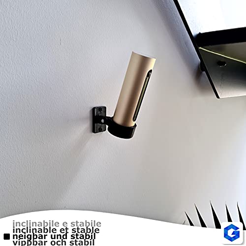 support mural adapté à la caméra de surveillance et à la station météo netatmo welcome support stable support mural réglable et inclinable