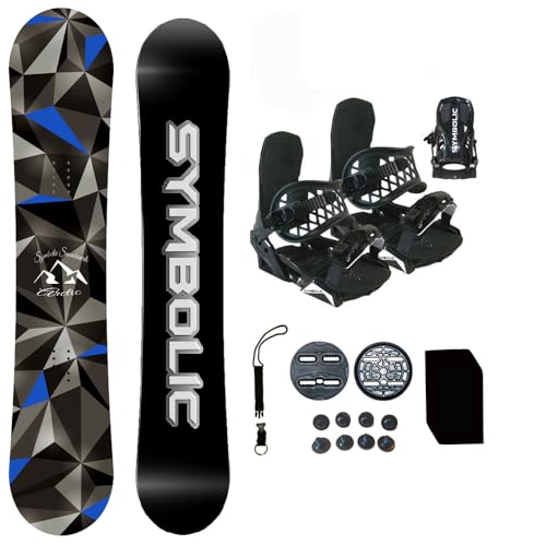 Symbolic Arctic Kids Snowboard & Bindings Package 2022 (135cm & BLK Bindings XS (fits 1-6))