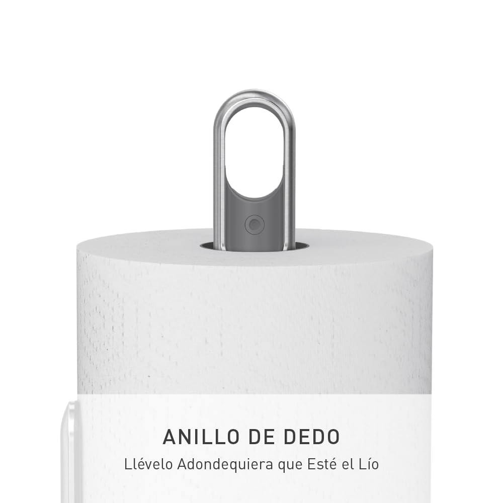 simplehuman Toallero con Bomba de pulverización, Acero Inoxidable Cepillado